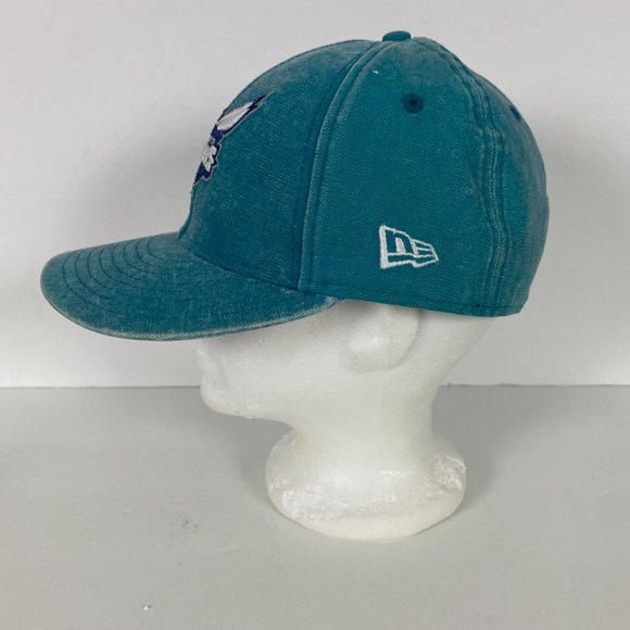 Charlotte Hornets New Era 59Fifty Low Profile Faded Hat NBA Mens Size 7 1/8 - Picture 3 of 8